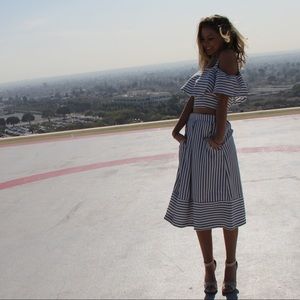 Two-Piece Striped Set